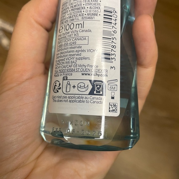 Set 2 Vichy - Makeup Remover-Waterproof Eye, Sensitive Eye - Picture 3 of 5